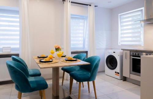 Gelbe Koffer - Design-Apartment in Schiffweiler - 2 Parkplätze - Self-Check-in - ruhig & naturnah - Foto 21