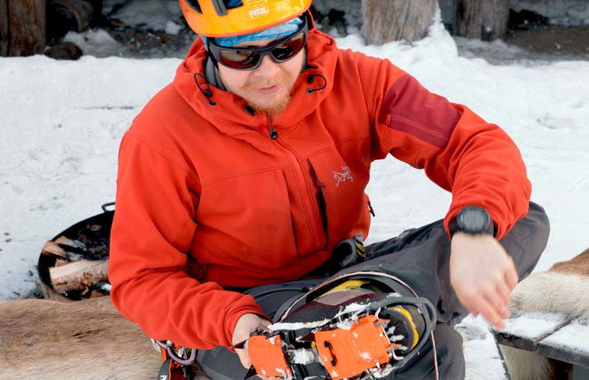 Escalade sur glace à la cascade de Tajukangas - Photo 6
