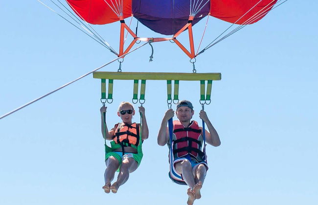 Parasailing in Playa Blanca - Photo 1