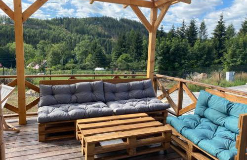 Górskie Formy - drewniany dom w górach z balią - Foto 9