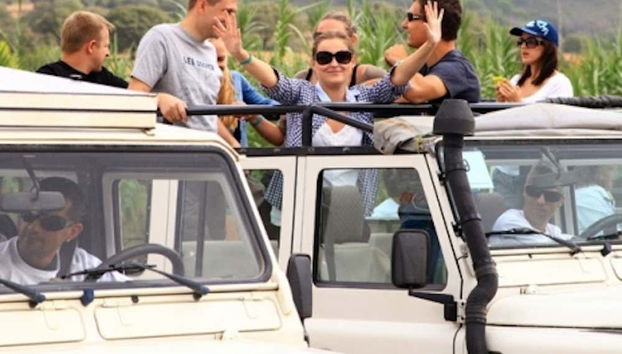 Durante il jeep safari nell'Algarve