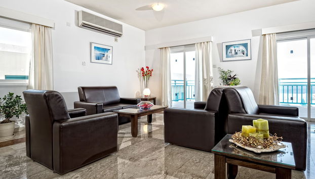 Zona de estar del vestíbulo