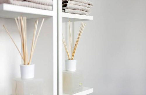 SC 06 by ROCKCHAIR Apartments l SUPERHOST Status l 4 Bedrooms Boxspringbeds 2 Bathrooms Balcony Elevator - Cozy Family & Business Flair welcomes you! - Foto 5