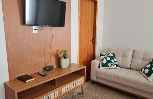 Apt B com ar tv smart e garagem - Foto 13