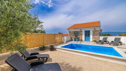 Holiday house KUNTENTA with pool and jacuzzi - Foto 3, sunbed