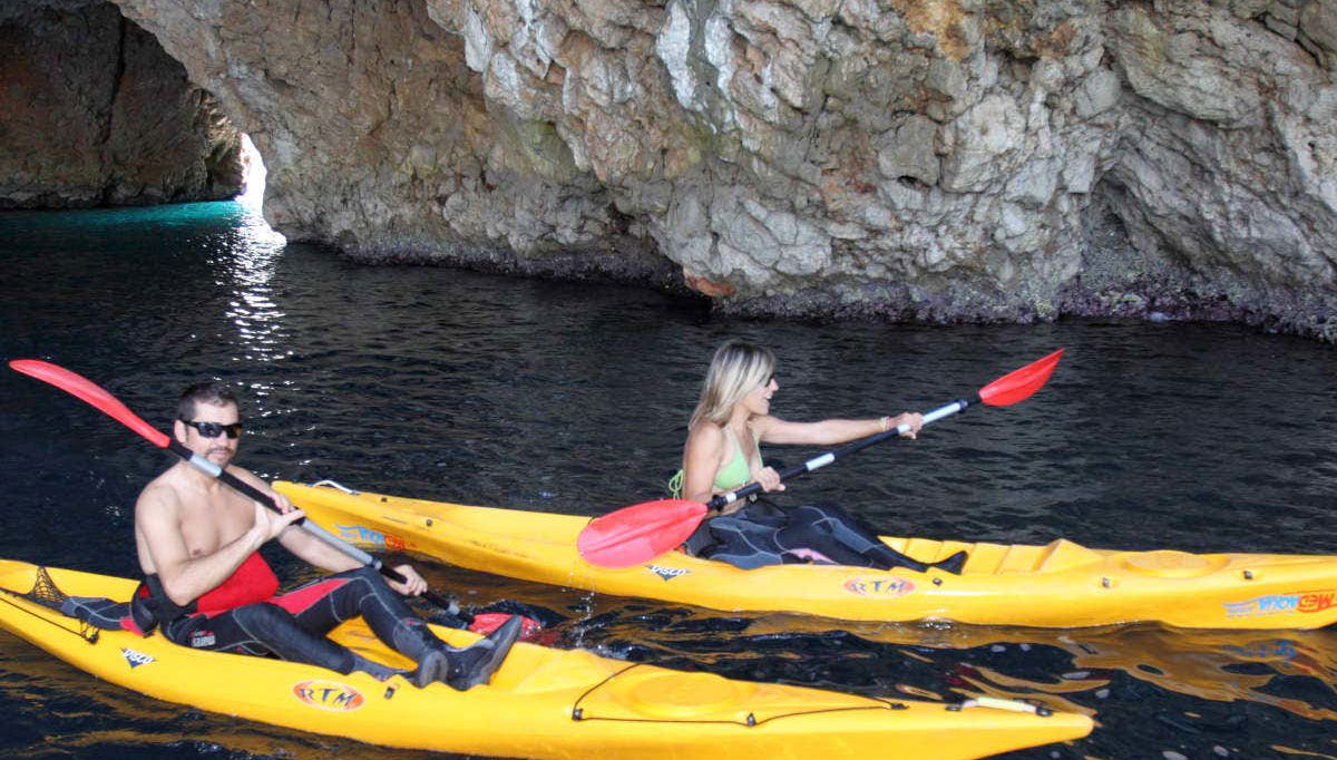 Kayak dans les îles Medes