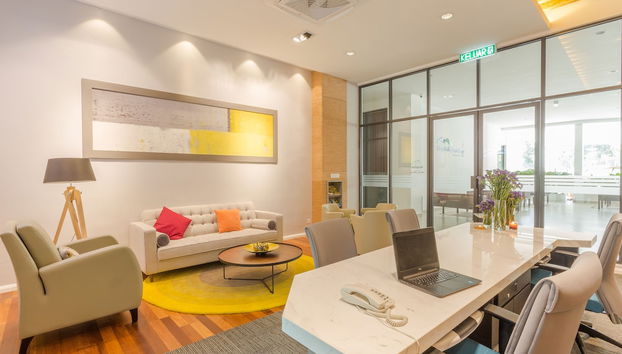 Sitzecke in der Lobby