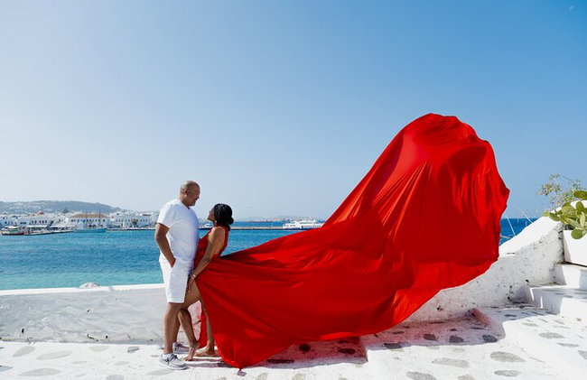 Mykonos Dream FLying Dress Photoshoot - Photo 12