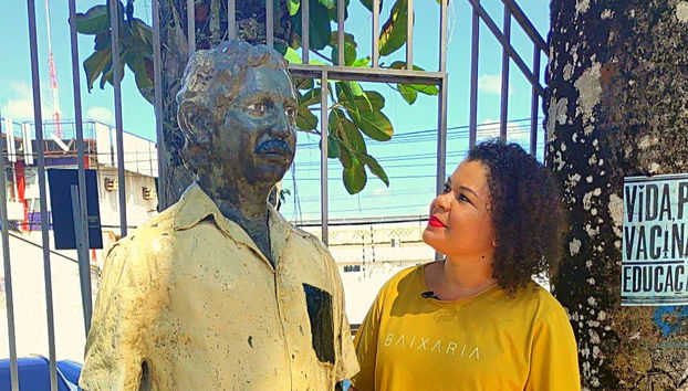 Durante a visita guiada por Rio Branco