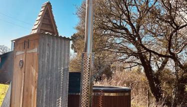 Aframe Tiny Home SILVA with private hot tub - Foto 4