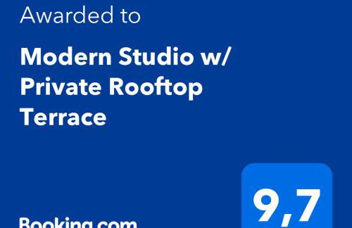 Modern Studio with Private Rooftop Terrace by REMS - Foto 25