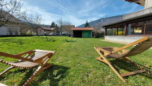 Entre lac et montagne, côté calme, spacieux 3 pièces avec grand jardin - Foto 3, sunbed, Garden view