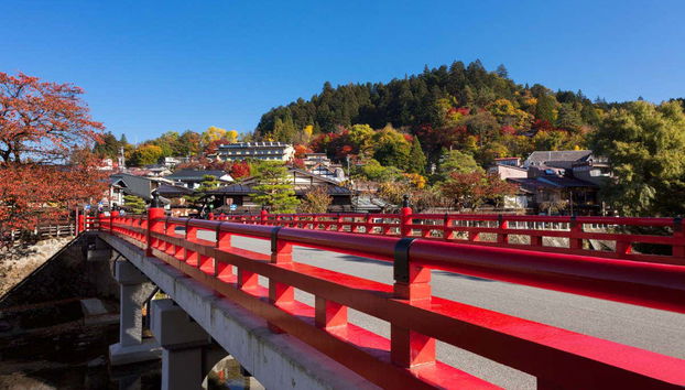 Nakabashi, Takayama's red bridge