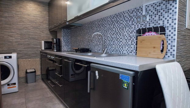 Fresh Spacious Studio Ampelokipoi Metro - Foto 5, Cocina privada