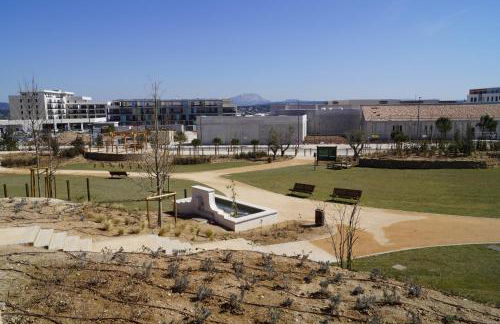 Cittazen Aix-en-Provence - Entre gare TGV et centre ville, calme et confort moderne - Foto 25