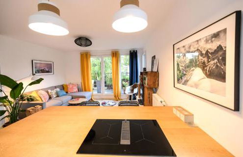 L'Olympique: appartement cosy, vue canal grande terrasse et parking - Foto 19