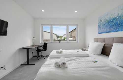 Apartment 150QM 8 Personen Neuss, Düsseldorf mit Terrasse, Parkplatz, Küche - Foto 12