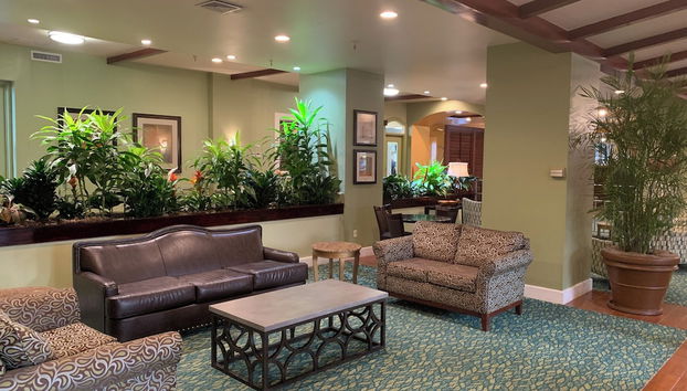 Sala de estar do lobby