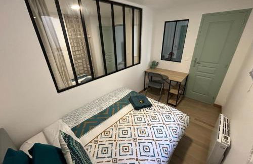 M2 Appart 3 chambres 5 min metro - PARC EXPO - Foto 13