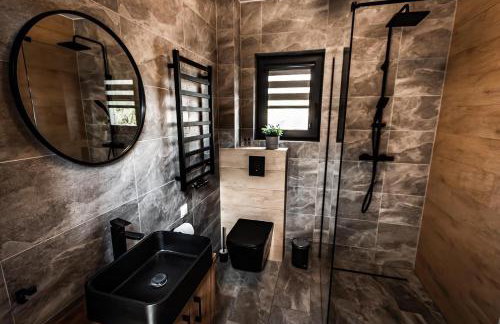 Osada Skoczkowo komfortowe domki z prywatnymi wannami hot-tub nad jeziorem- sauna- balia- prywatny staw wędkarski - Foto 45