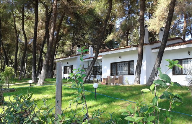 Family Villa in Sani - Sleeps 6 - Parking - Wifi - Foto 9