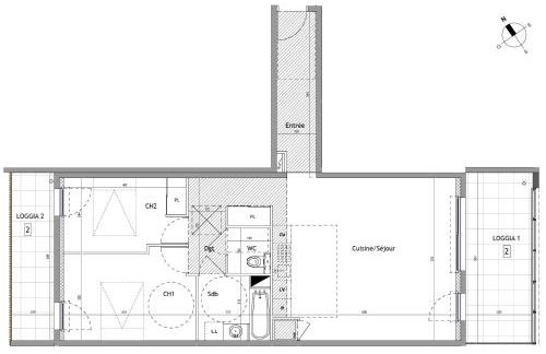 BLUE PORT -4 étoiles-2 Loggias Vues-2 Parking - Foto 26