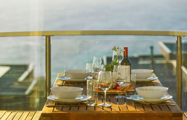 Clifftop Family Retreat With Views Pool - Foto 29