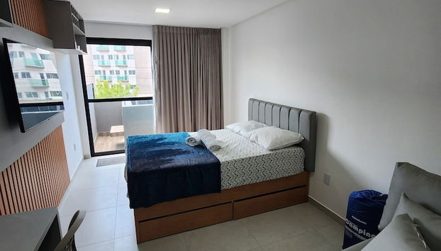 Flat Ofurô 02 VP by La Playa - Foto 3, Habitación