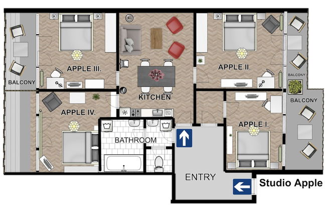 New Town - Apple Apartments - Foto 29