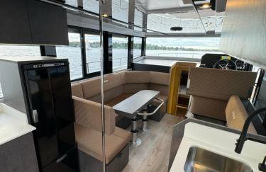 Yacht als Wohnung zu vermieten Hausboot direkt Tempelhofer Hafen - Foto 31