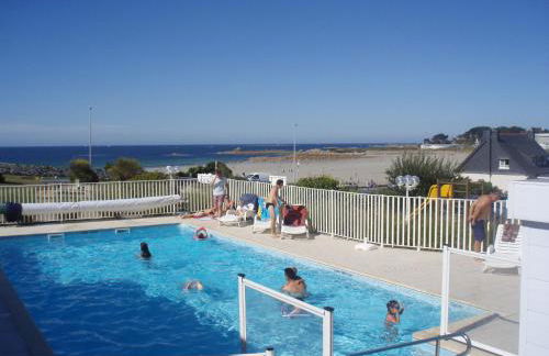 Rez de jardin 5 pers avec piscine, vue directe sur la plage à 40 m - Foto 4