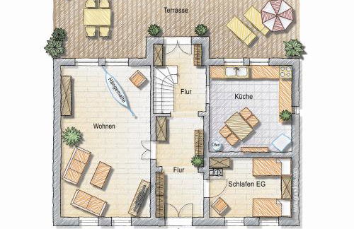 Ferienhaus Lebuser Land für bis zu 4 Personen mit 1300 qm Garten und Privatsauna, grandiosen Blick über die Oder, sonntags late check out bis 18 Uhr inklusive - Photo 14