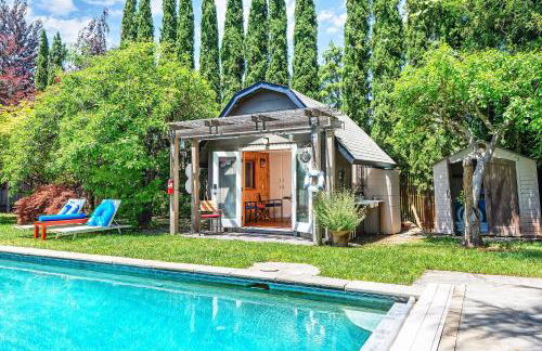 Luxury Wine Country Cigar Lounge King Suite BBQ - Foto 10