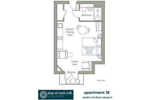 Rock Mill Studio Apartment 18 - Foto 38