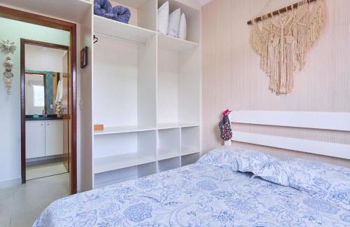 2 Quartos com ar, piscina, sacada Gourmet a 1 km da praia Grande - Foto 12