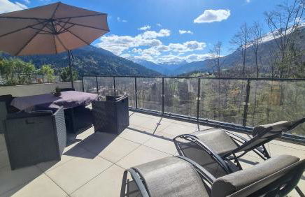 La Terrasse des Aiguilles - Vue montagne, terrasse - AravisTour - Photo 1