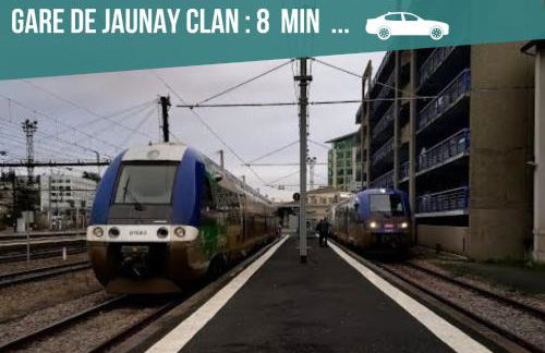 Appartement entier meublé à Beaumont proche Futuroscope et Poitiers Technopole - Foto 30