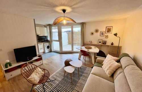 Ile Verte, calme, terrasse et parking privé - Foto 15