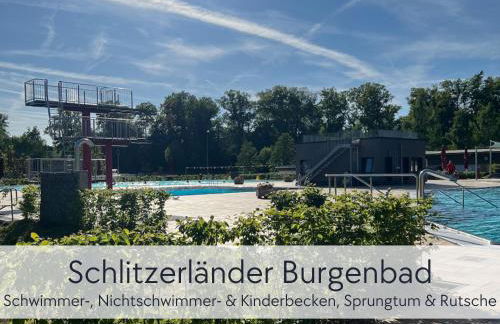 TÜRMERSTUBE - Apartment in der Hinterburg Schlitz - mit Aufzug, Parkplatz, E-Ladestation & Garten - Hunde willkommen - Foto 43