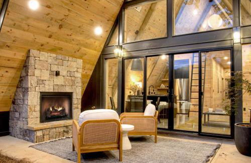 Romantic A-Frame Cabin w Firepit, Patio, Fireplace, Games in Blue Ridge Mountains - Photo 29