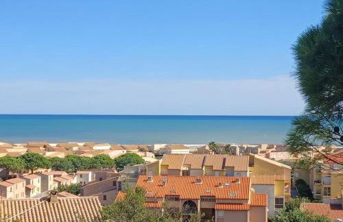 Plain-pied, terrasse, piscine, pleine vue mer, plage à 6' à pied, parking, wifi - Foto 21