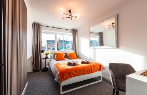 Hot Tube&Private Driveway&11 Guests Family&Contractors Bedford - Foto 43