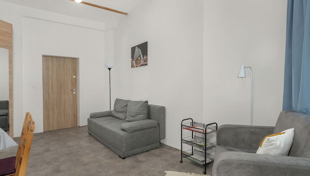 Grey and Beige Poznan Studio by Renters - Foto 2, Habitación