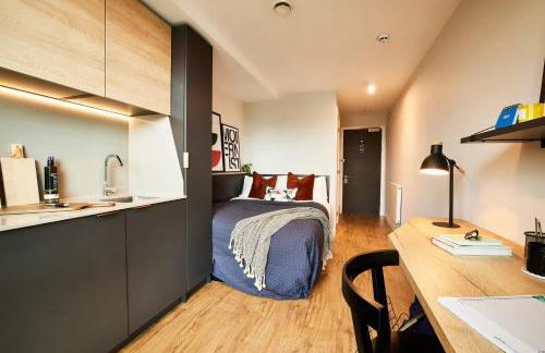Vita Student only Luxury Studio, Circle square Manchester,Minimum 42 nights - Foto 6