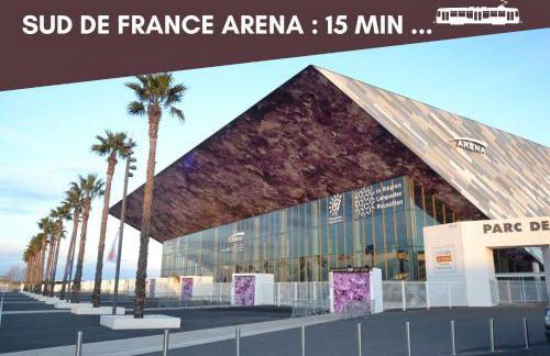 NOUVEAU - Jungle Montpeul - Clim - Wifi fibre - Netflix - 5' du centre et gare - Parking - Loggia - 15' des plages - Foto 33