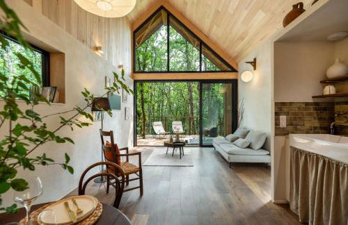 Wabi sabi lodge - spa&sauna privatif - forêt - Foto 7