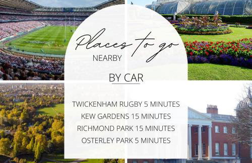 West London Apartment with easy access to Heathrow Airport & Twickenham Rugby Stadium - Foto 20