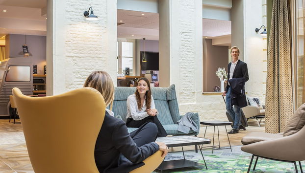 Zona de estar del vestíbulo