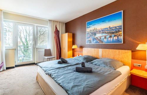 Nähe Frankfurt Messe mit Netflix und Balkon - Foto 1