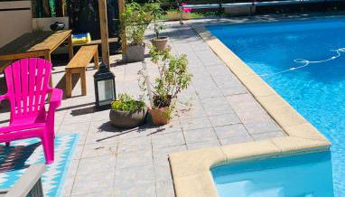 Gîte Le Bellevue avec piscine privative - climatisation - Foto 3